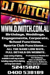 DJ MITCH - MOBILE DJ GEELONG FOR ALL TYPES OF FUNCTIONS