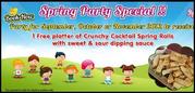 Book Now for Kid’s Party Special This Spring